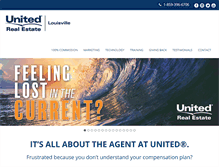 Tablet Screenshot of joinunitedrealestatelouisville.com